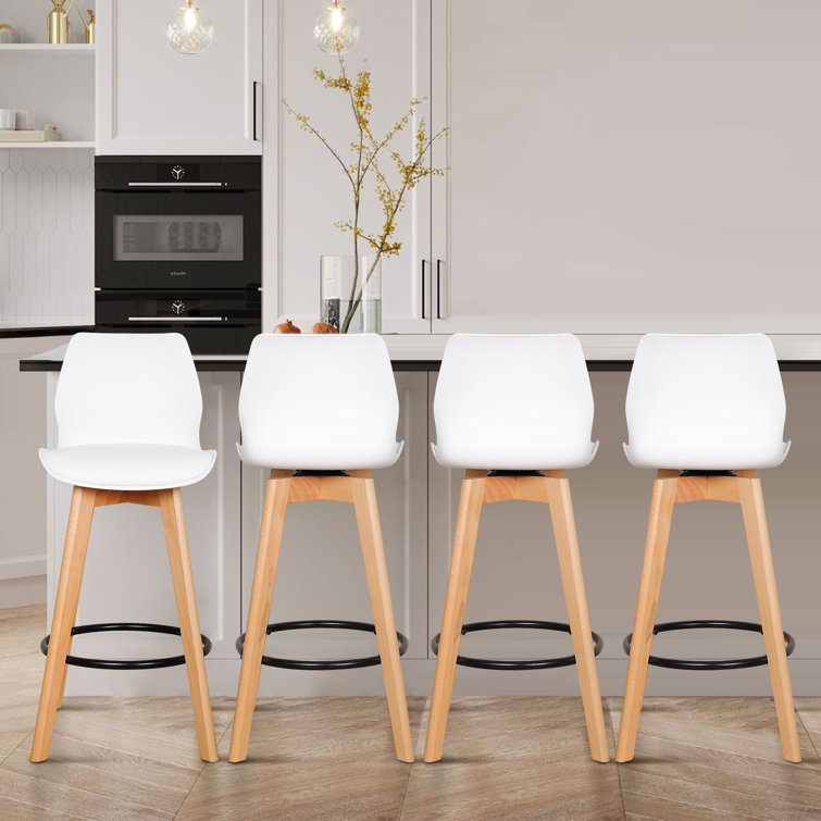 Swivel bar stools with 4 online legs